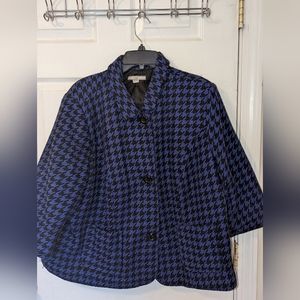 Jessica London Houndstooth blazer